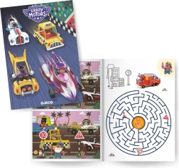 DJECO libro de actividades Crazy Motors