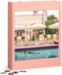 Puzzle En la piscina de Palm Beach 1000 piezas