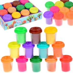 Plastilina set de 12 colores – masa de modelar suave para niños