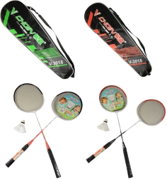 Set de bádminton para niños en funda (2 raquetas + volante)