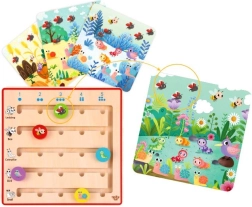 Tooky Toy juego de madera Aprendizaje de contar animales