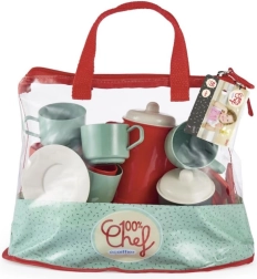 Juego infantil de servicio de té y vajilla