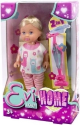 Muñeca Evi Love con aspiradora 2 en 1 para el hogar 12 cm