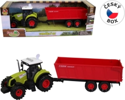 Tractor con remolque con luz y sonido