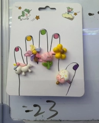 Anillos con Motivo Floral y de Unicornio