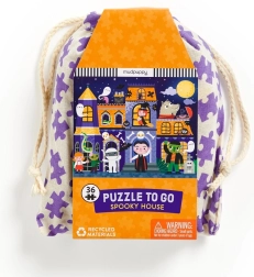 Puzzle Casa encantada de Mudpuppy en bolsa de tela