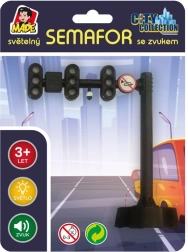 Semáforo con efectos de luz y sonido