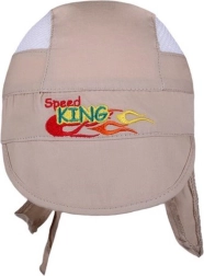 Gorra infantil de verano tipo pañuelo NEW BABY Speed King beige