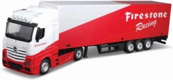 Camión metálico Bburago 1:43 Volvo FH16 Globetrotter 750 XXL con remolque