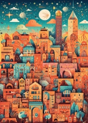 Puzzle Ciudad increíble de 500 piezas