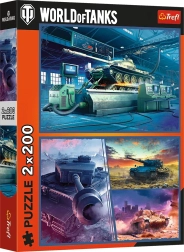Puzzle World of Tanks: misión blindada 2×200 piezas TREFL