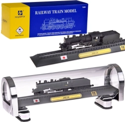 Modelo coleccionable de locomotora JNR C50 1:160 en vitrina protectora