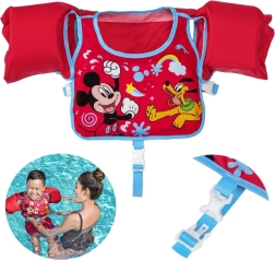 Chaleco de natación infantil con manguitos Bestway Mickey Mouse y Pluto 3–6 años