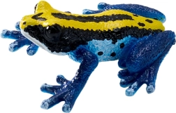 Figura de rana dardo tintórea (pralesnička barvířská) – rana de PVC pintada a mano