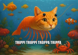 Puzzle Trefl BrainRots: Trippi Troppi Troppa Trippa 200 piezas