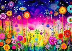 Disfruta del puzzle Serenata de pétalos 1000 piezas