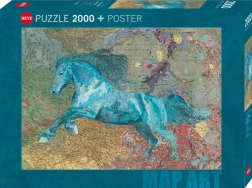 Puzzle HEYE Map Art: caballo 2000 piezas