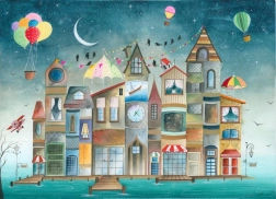 Puzzle Magnolia Casas sobre las que he leído – 1000 piezas
