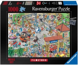 Puzzle Ravensburger Ray's Comic – estudio cinematográfico de 1000 piezas