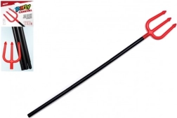 Horca del diablo plegable de plástico 110 cm para carnaval