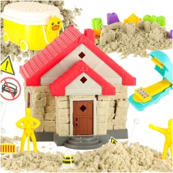 Set creativo infantil con casita y moldes 750 g