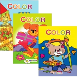 Libros para colorear para los más pequeños A4, mezcla de motivos