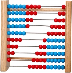 Ábaco azul-rojo