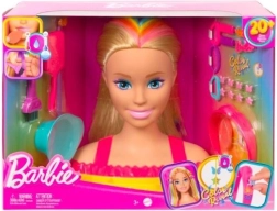 Barbie cabeza para peinar y estilizar con cambio de color, set de 20 piezas