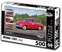 Puzzle RETRO-AUTA Škoda 1201 (1958), 500 piezas