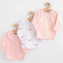 Camisita para bebé New Baby Classic II, set de 3 uds., para niña, talla 50