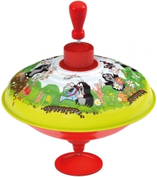 Peonza clásica con motivo de Topo (Krtek)