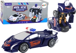 Coche-robot policial transformable
