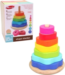 Torre educativa de madera para niños