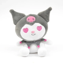 Peluche de Kuromi de 25 cm – gris
