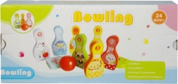 Set de bolos de madera para niños