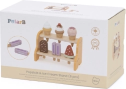 VIGA puesto de helados de madera – set de 6 helados
