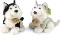 Husky de peluche 16 cm de RAPPA - juguete ecológico