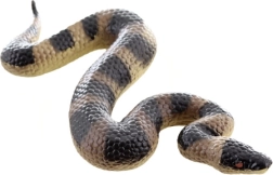 Serpiente de plástico: juguete de goma realista para niños