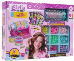 Kit para hacer pulseras con telar y accesorios