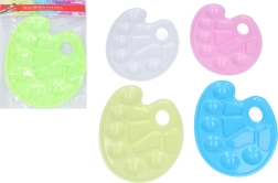 Paleta de pintura de plástico para témperas