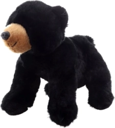 Oso negro de peluche 21 cm