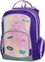 Mochila escolar OXY GO Fashion morada