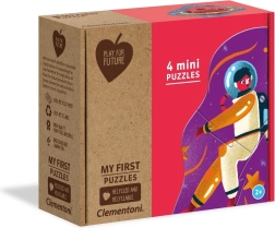 Clementoni Mis primeros puzles En el espacio 4 en 1