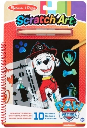 Melissa & Doug PAW PATROL arte para rascar – Marshall, bloc creativo