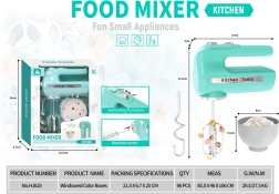 Batidora infantil con varillas giratorias y accesorios