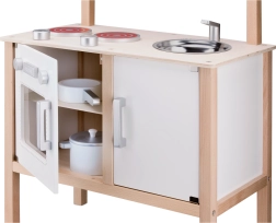 Cocina moderna de madera – blanca