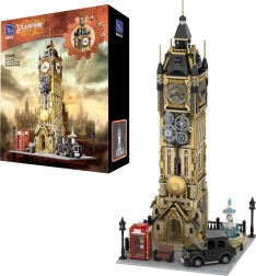 Juego de construcción Pantasy Steampunk torre del reloj Big Ben, 2424 piezas