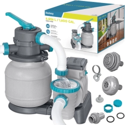 Filtración de arena para piscina Bestway con caudal de 5678 l/h