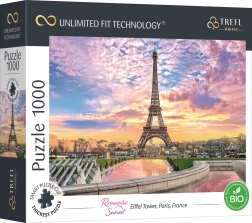 Puzzle TREFL UFT Atardecer romántico – Torre Eiffel 1000 piezas