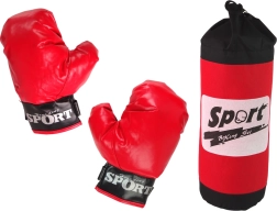 Set de boxeo infantil – saco de boxeo y guantes con cierre de velcro